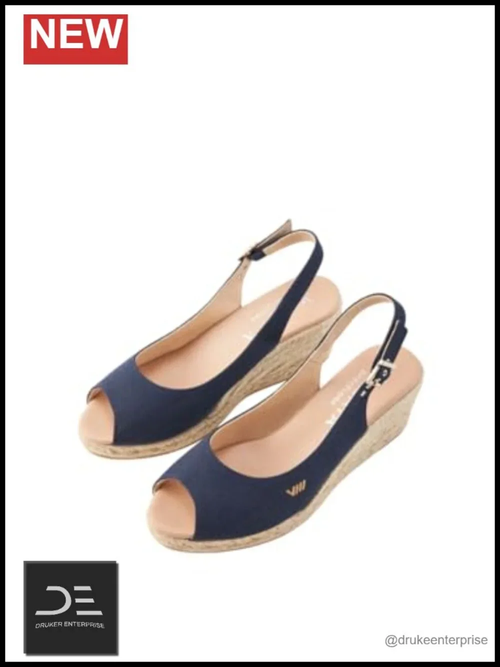 Espadrille Wedge Sandals Slingback Ankle Strap Handmade Cotton Canvas Jute Heel